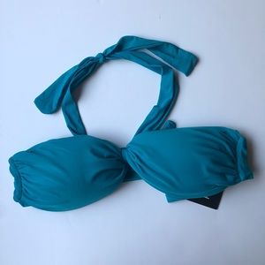 Padded bandeau swim top